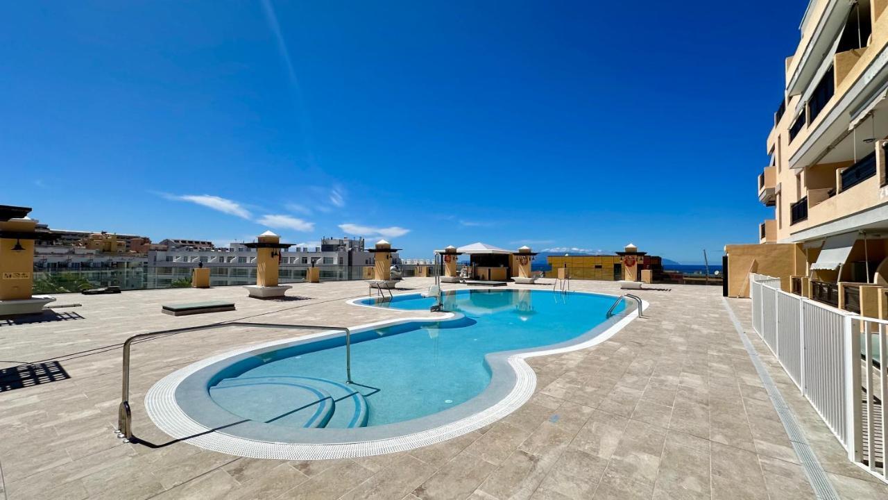 Sunset Apart, Large Terrace, Pool, Best Location! Пуерто де Сантяго Екстериор снимка